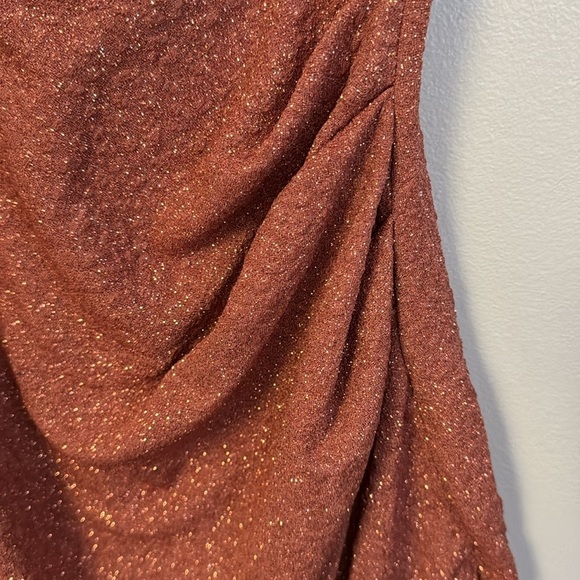 0924-02 Rose Gold Homecoming Dress - Picture 3 of 5